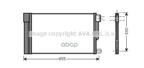 Конденсер Opel Corsa D 1.0/1.4 06- Ava Fta5314d Ava арт. FTA5314D