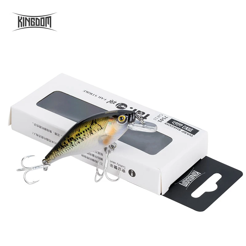 Kingdom Fishing жесткие приманки тонущие гольян воблеры Джеркбейт кренкбейт 55 мм 6,5 г пластиковые приманки Четыре цвета модель 7501