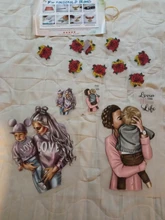 Russian Mom&Father Patches For Clothing DIY T-shirt Patches Iron On Heat Transfers Daughter&Son