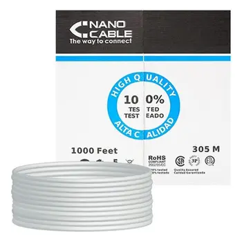 

Network cable NANOCABLE 10.20.1704-FLEX Cat.5e UTP (305 m) Grey