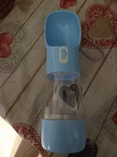 HOOPET Pet Dog Water Bottle Feeder Bowl Portable Water Food Bottle Pets Outdoor Travel