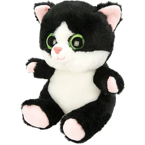 Мягкая игрушка Fluffy Family "Крошка котенок", 15 см, черная