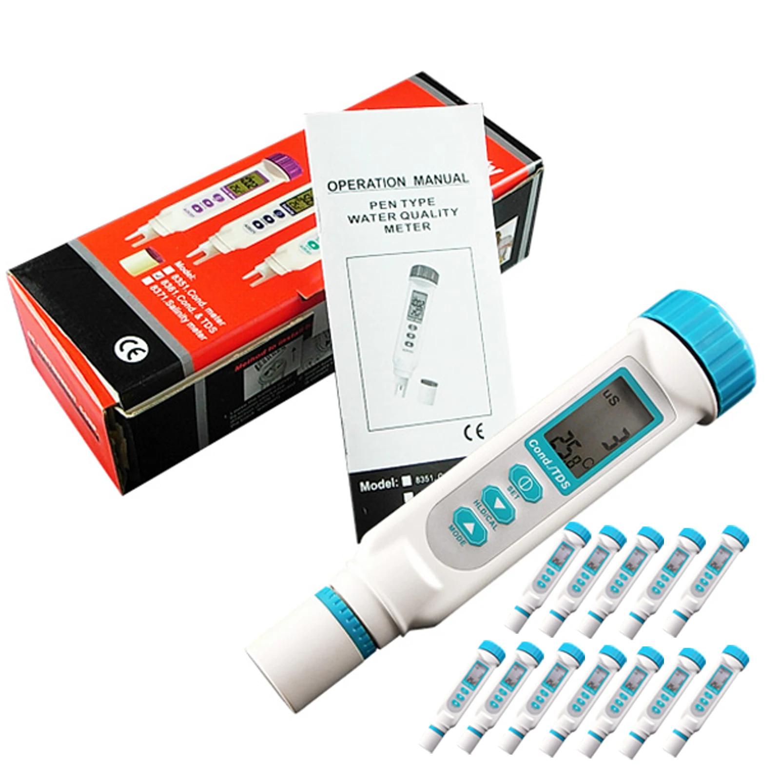 12 шт. цифровой тестер для очистки воды в бассейне|spa mat|spa toolstester paint |