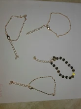 4 unids/set 2019 nueva Bohemia pulsera de oro multicapa moneda plateada pulseras de cadena para las mujeres pie cadena pulseras joyería