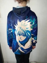 Hunter X Hunter-Sudadera con capucha para hombre y mujer, prenda deportiva con estampado de dibujos animados en 3D, jersey de manga larga para niño y niña