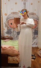 Pregnancy Photography Dress Maxi Maternity-Gown Long for XL Pleated Split-Side