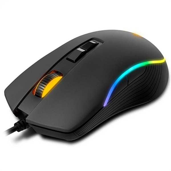 Светодиодный игровая мышь Krom NXKROMKANE RGB Black
