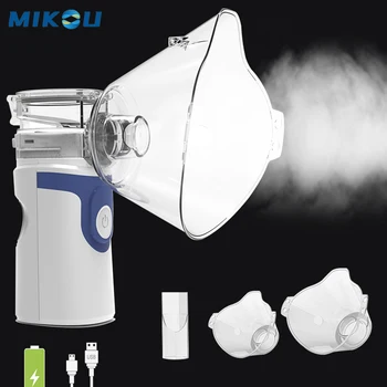 

New Medical Mesh Nebulizer Portable USB charge autoclean silent Inhaler Atomizer for adult kids Handheld Respirator equipment