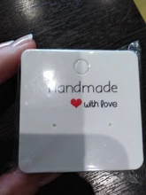 50pcPaper earrring estilo hecho a mano cartulina para pendientes 5x 5cm/3x3cm /5cm x 9cm /5x6,5 cm /5x7cm marrón/blanco de la joyería de DIY Tarjeta de paquete