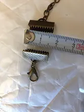 10 unids/lote de broches de cierre de cuerda de cuero con cadenas, cierres de langosta, conectores para pulsera, accesorios para fabricación de joyas Diy