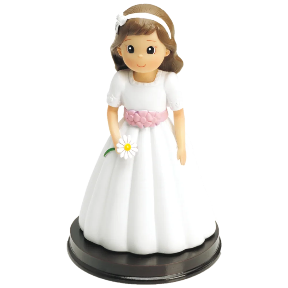 Muñecas De Comunion Figura Tarta Niu00f1a Comuniu00f3n Con Diadema