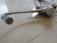 Water-Heater Electric LED Ecofresh with 360-Degree Rotate-Pipe Temperature-Display Eu-Plug