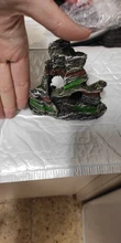 Ornament Aquarium-Accessories Fish-Tank-Decorations Cave Mountain-Hiding Resin Home