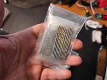 50 Uds Brocas recubiertas de titanio conjunto HSS acero de alta velocidad brocas conjunto de herramienta de alta calidad conjunto de herramientas de mano 1/1, 5/2/2, 5/3mm