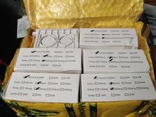 Interruptor táctil de luz con Sensor, Led de pared de 1 vía, 110v, 220 v, 220 V, controlador de encendido y apagado de lámpara, Panel de vidrio templado impermeable