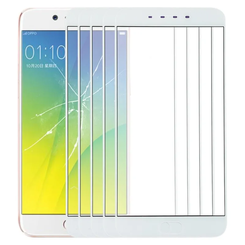 Spare part glass outer screen front 10 PCS for OPPO R9s Plus (white) | Мобильные телефоны и аксессуары
