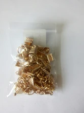 10 unids/lote de broches de cierre de cuerda de cuero con cadenas, cierres de langosta, conectores para pulsera, accesorios para fabricación de joyas Diy