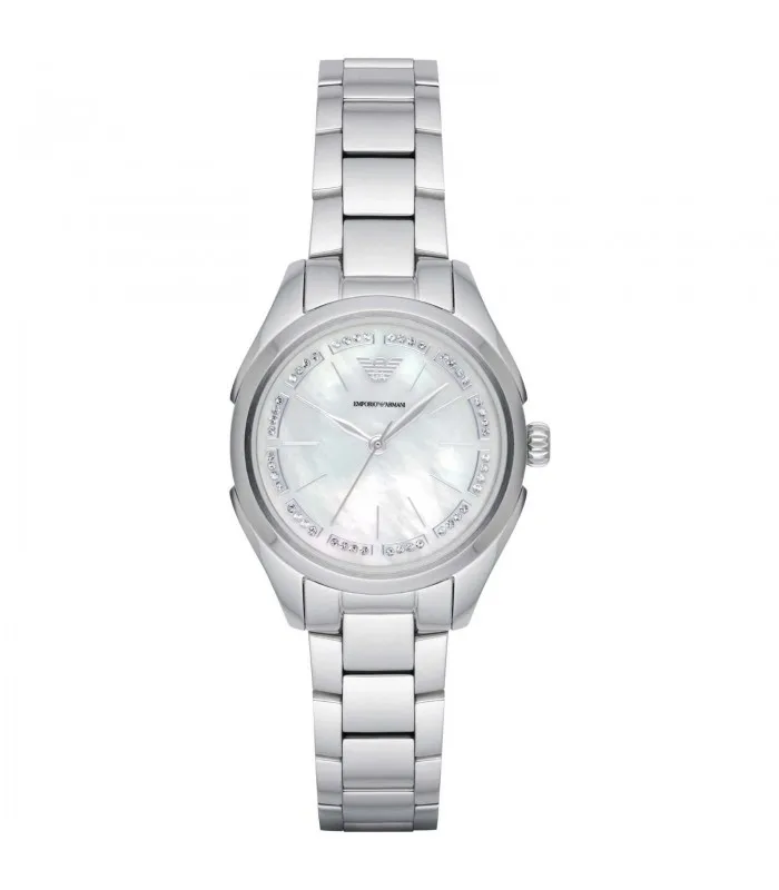 EMPORIO ARMANI часы Валерия стали перламутр кварцевый AR11030