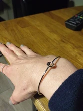 ZMZY-brazaletes de acero inoxidable para mujer, pulseras con abalorio, Color plateado, dorado, Círculo abierto, joyería femenina