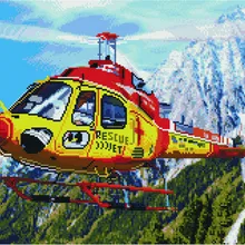 Алмазная мозаика GF 3783 Спасатели 40*50