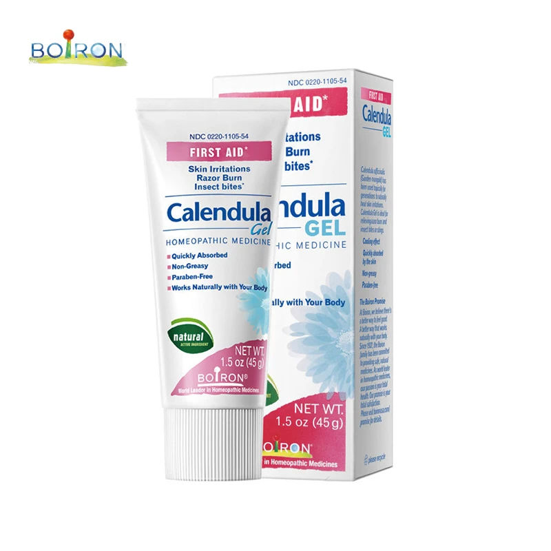 

Original BOIRON Calendula Cream 45G Moisturizes Gel Healing Skin Irritations For Cuts Scrapes Sunburn Windburn Rashes Redness