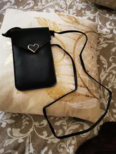 Cartera con pantalla táctil para teléfono móvil, bolso de mano con correa de cuero para Smartphone, Iphone X, S10, Huawei P20