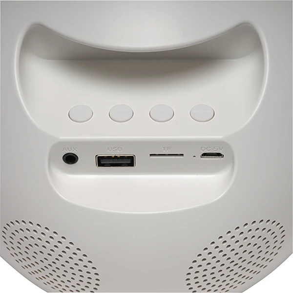 Часы-радио Denver Electronics CRLB-400 FM Bluetooth светодиодный Белый