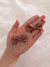 Lazos brillantes de princesa para el pelo para niños pequeños, bandas elásticas para el pelo para bebés, anillos de cuerda, lazos para el pelo, accesorios para el cabello para niños, 1 par