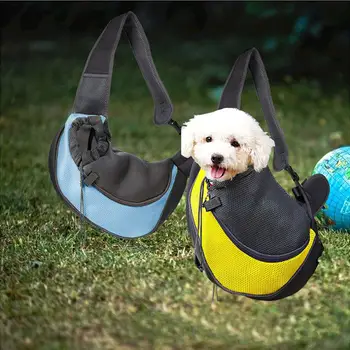 

Comfort Pet Dog Carrier Sling Bag Cats Puppy Outdoor Bags Nylon Pouchs Single Shoulder Bag Mesh Travel Tote Shoulder Handbag S/L