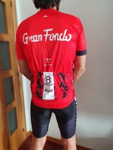 2021 Nuevo rojo STRAVA profesional bicicleta equipo Maillot de manga corta Ciclismo Jersey Ciclismo hombres de verano transpirable Conjuntos de ropa de Ciclismo