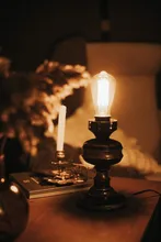 Spiral-Lamp Light-Bulb Filament Ampoule G95 T45 E27 Incandescent Retro Vintage G80 ST64