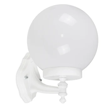 

Classic style Outdoor Wall Lamp GLOBI IP43 42W White, apply outside, exterior wall light, garden, balcony