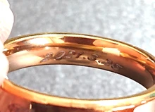 Anillo de nombre grabado de 4mm para mujeres y hombres, de acero inoxidable, con palabras personalizadas, regalo, envío directo