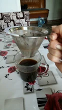 Baskets COFFEE-FILTER-HOLDER Stainless-Steel Reusable HAND-DRIP-FILTER