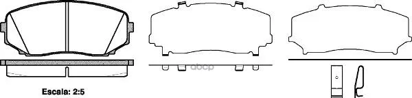 1267 02_[L2y63323z]!Колодки Дисковые П Mazda Cx-7 Mzr Disi Turbo 07 Remsa 126702 Remsa арт. 126702