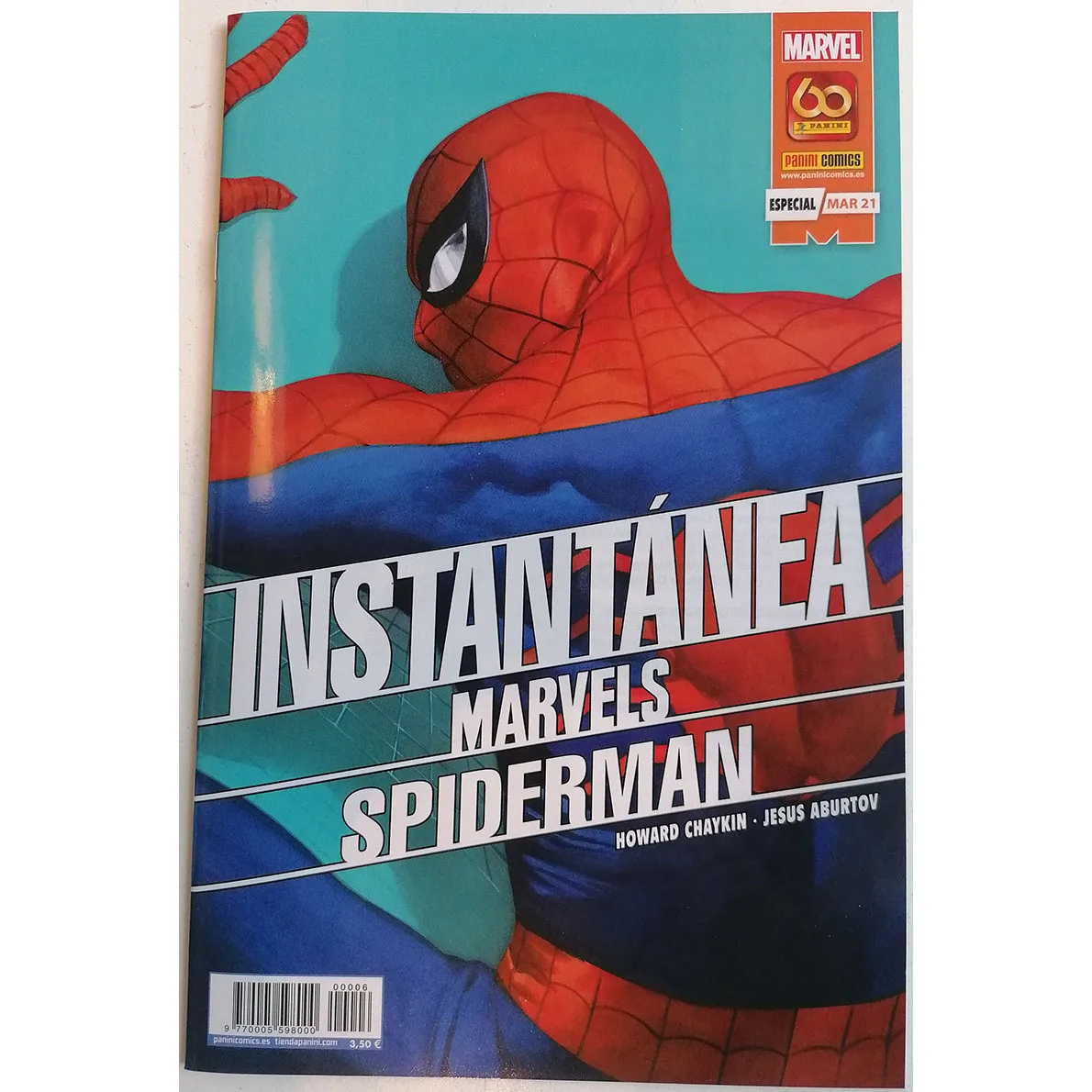 Instant Ea Marvel N ° 6 Spiderman, Ed. Panini, Anno 2021, Autore H. Chaykin, Fumetti Spagnolo, Tebeo, Meraviglie