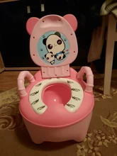 Orinal para bebé, inodoro, bandeja de entrenamiento, asiento de inodoro, cama para niños, orinal portátil, respaldo cómodo, tetera linda de dibujos animados