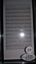 Zwellbe-pestañas postizas Tallo largo, prefabricadas rusas, voluminosas, extensiones de pestaña de visón falso, suministros de maquillaje, flor de Cilios de seda