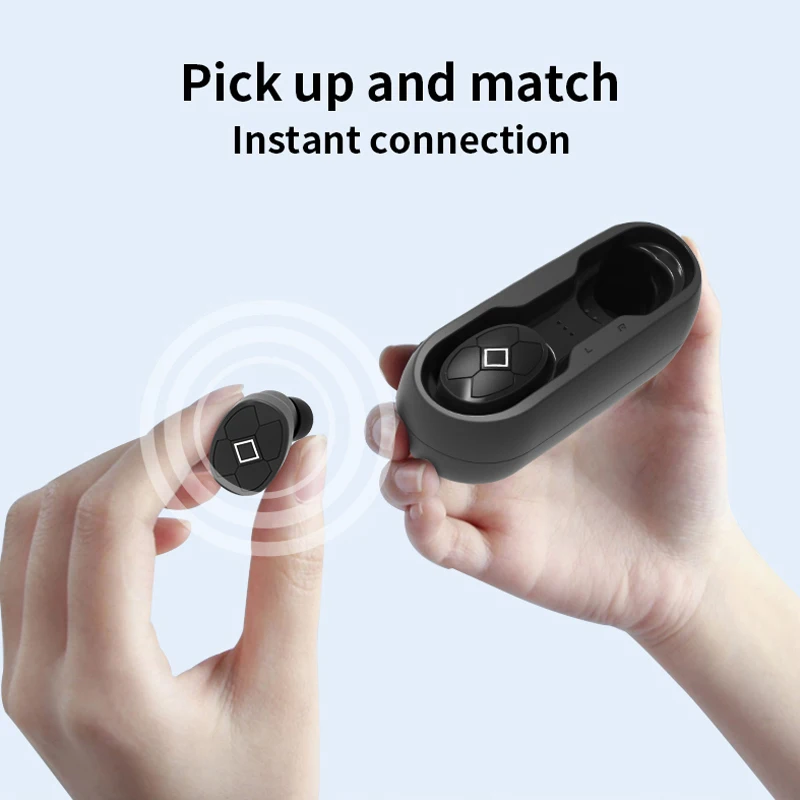 TWS Bluetooth наушники беспроводные наушники Bluetooth 5,0 с зарядным устройством стерео с двойным микрофоном водонепроницаемые спортивные гарнитуры