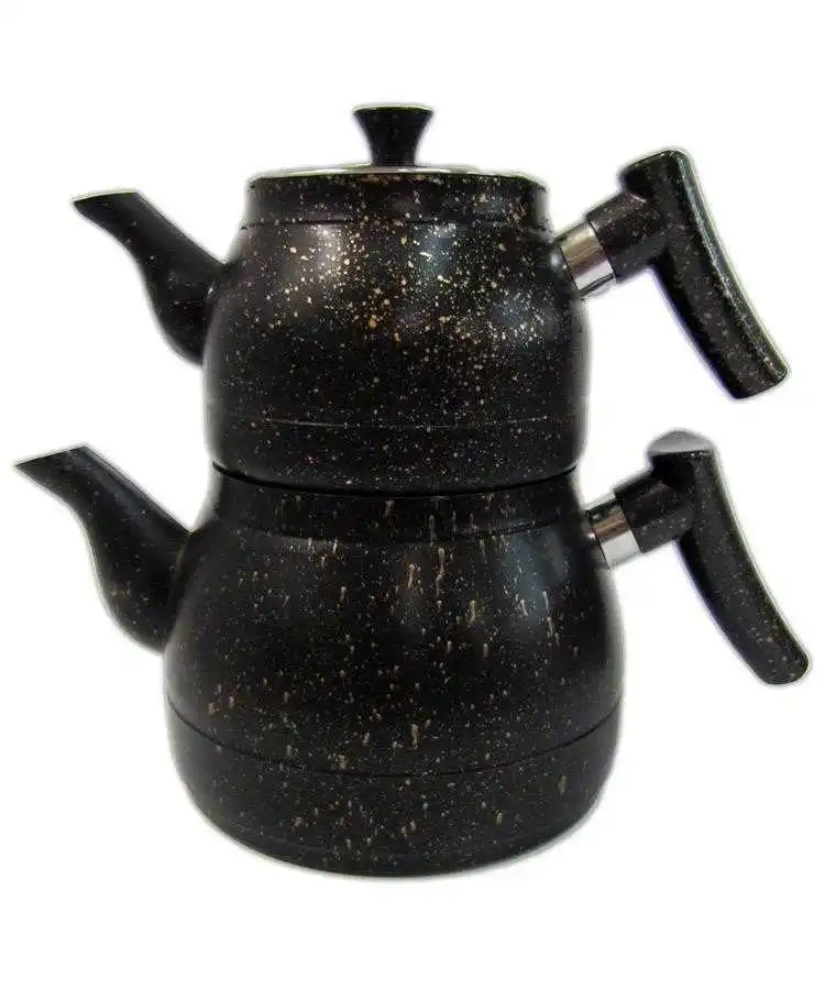 Turkish Teapot Set |Bio Granite Tea Pot| Kettle Boiler Tea Pot|Water Boiler|Turkish Traditional Teapot
