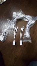 ESCAM-interruptor adaptador de Cable POE, cinta de 5V, 12V, 24V, 48V, Cable de alimentación, 5,5x2,1mm, 10 Uds. (5 pares)