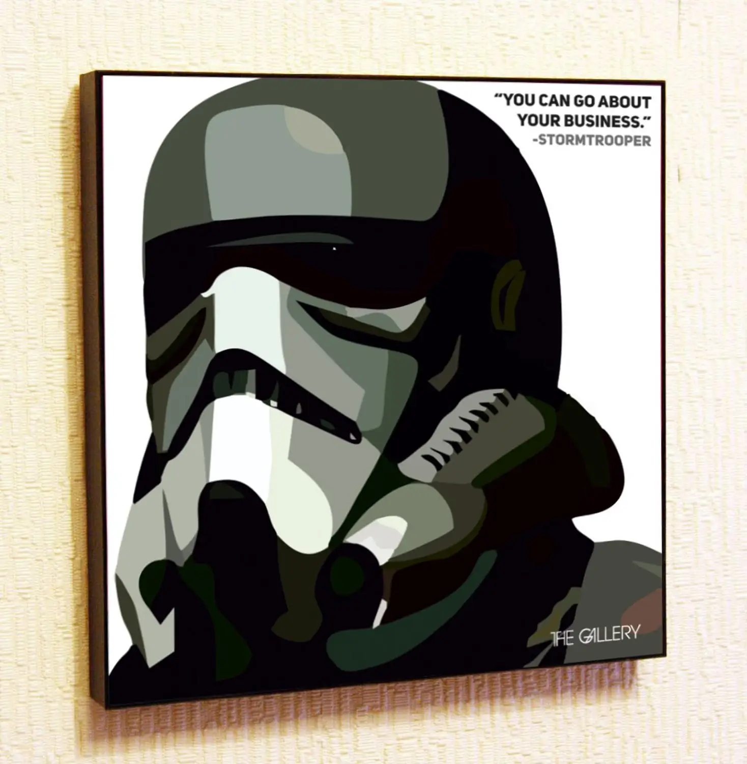 Имперский Штурмовик Картина Постер в стиле поп арт Звездные Войны Star Wars принт