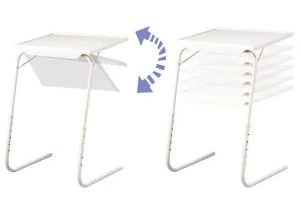 JOCCA side table. Multi-Purpose Support for home or office. Portable, folding and FLEXIBLE furniture. Desk for sofa or bed with various heights and inclinations to better fit your needs.