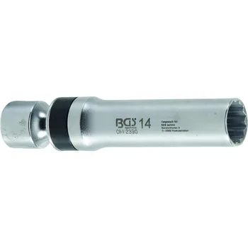 

Spark plug articulated 12 sided with spring retention 14 mm