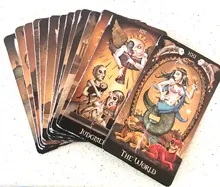 Cartas de Tarot de la Luna, cartas de oráculo para fiesta familiar, mesa para cartas, entretenimiento