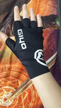 GIYO-guantes de Gel para ciclismo con pantalla táctil para hombre y mujer, guantes largos de medio dedo para ciclismo de montaña o carretera