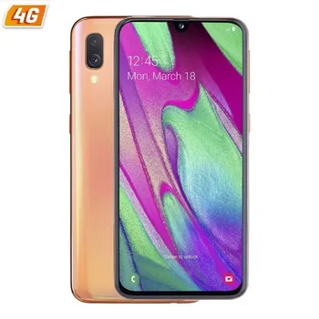 

Samsung galaxy a40 coral mobile phone-5.9 '/14.9cm - cam (16 + 5)/25mp - oc (1.8ghz + 1.6ghz) - 64gb - 4gb ram - android - 4g