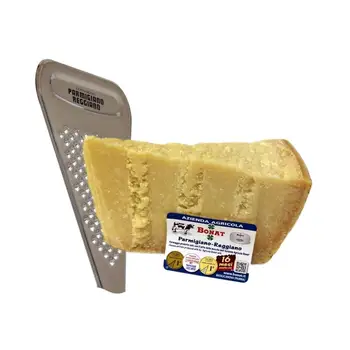 

Parmigiano Reggiano 14/16 Months 1Kg + Grater stainless Steel