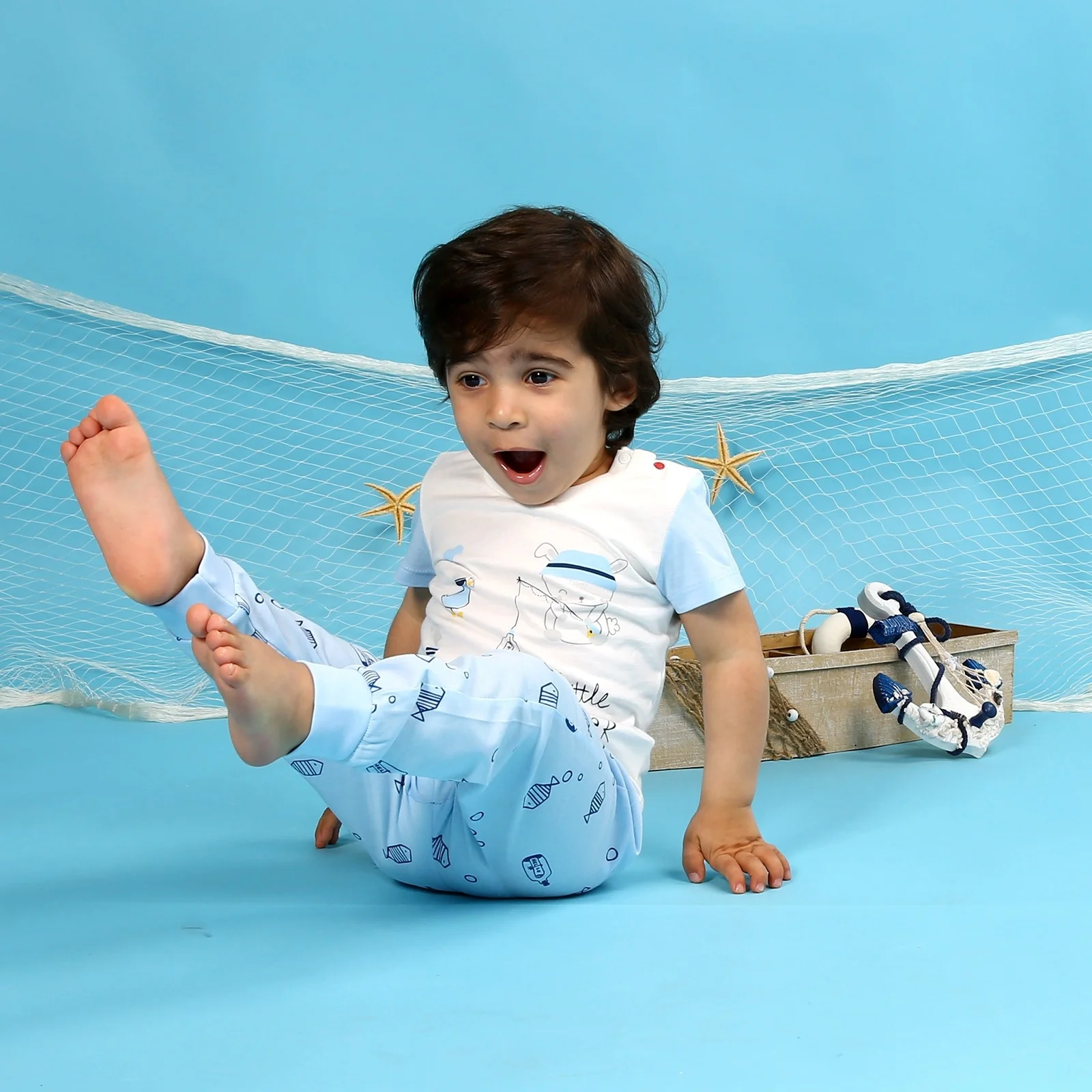 Ebebek HelloBaby/пижамный комплект для маленьких мальчиков| |