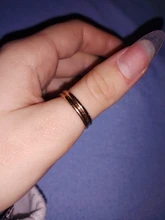 CACANA-anillos de acero inoxidable para parejas, oro rosa, antialergia, lisa, sencilla, Bisutería